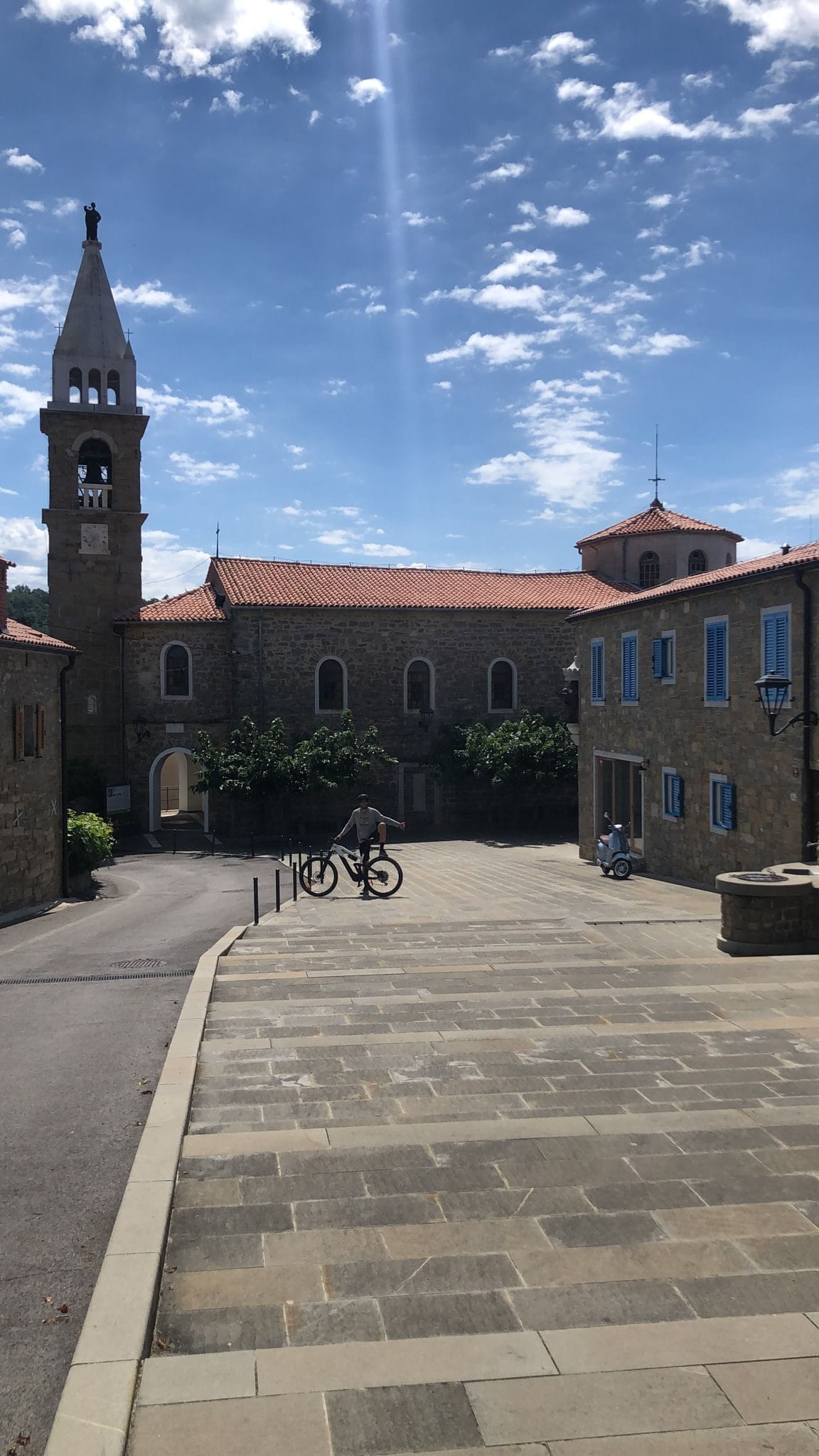 Istria's villages, rich in cultural heritage, are best explored by electric bike.